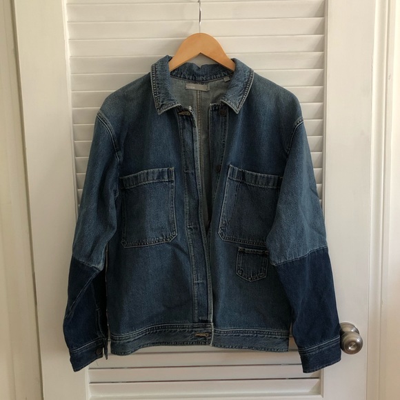 Vince Jackets & Blazers - Vince Color Block Denim Jacket M